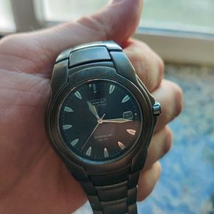 Citizen Titanium Eco-Drive, Lightweight and Never need a battery.